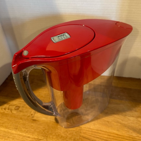Brita Kitchen Red Brita 6cup Filtered Water Pitcher Poshmark